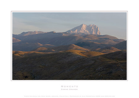 AGRfoto_5_1557 - Corno Grande - photographic print by Alex Rowbotham.  The mountain Corno Grande, Parco Nazionale del Gran Sasso, Abruzzo, Abruzzo, Italy