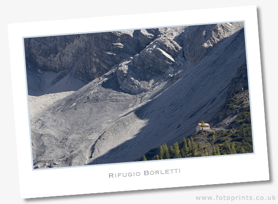 Berglhütte (Rifugio Borletti) refuge 2188m on route to Ortler, South Tyrol, Italy